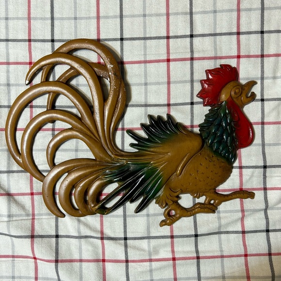 Vintage Midwest Metal Roosters Wall Decor - Picture 12 of 15